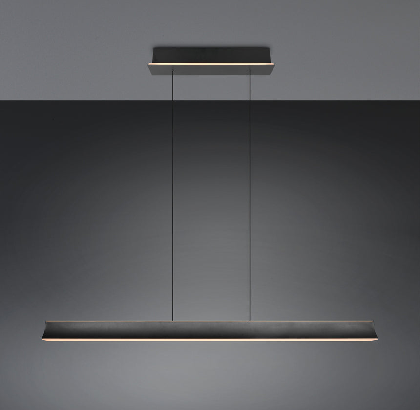 lámpara colgante Trio Cimolto negro mate TRI335719132 - vista 8