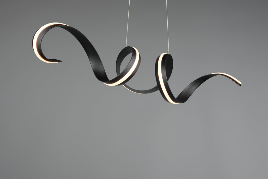 lámpara colgante Trio Cisenna negro mate TRI336119132 - vista 10