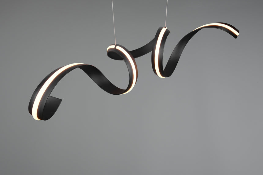 lámpara colgante Trio Cisenna negro mate TRI336119132 - vista 9