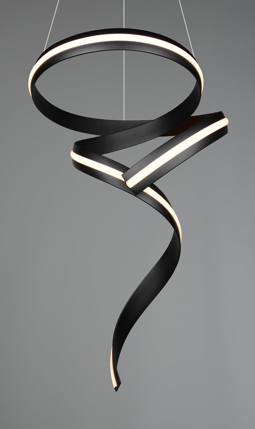 lámpara colgante Trio Cisenna negro mate TRI336130132 - vista 9