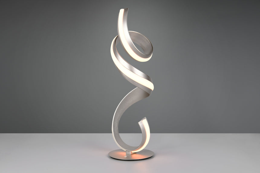 lámpara de sobremesa Trio Cisenna níquel mate TRI536110107 - vista 10