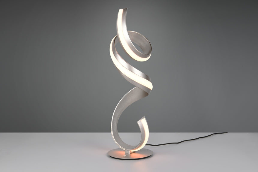 lámpara de sobremesa Trio Cisenna níquel mate TRI536110107 - vista 7