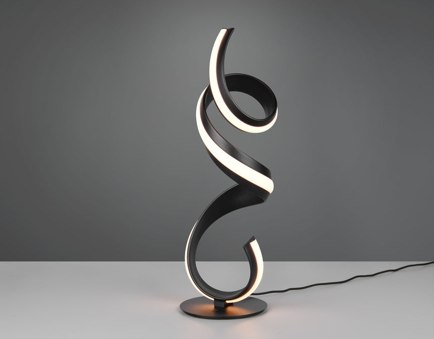 lámpara de sobremesa Trio Cisenna negro mate TRI536110132 - vista 7