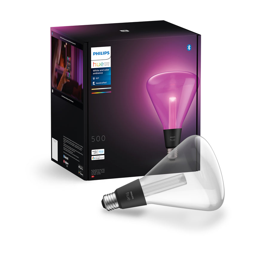 Philips Hue White and Color Ambiance Bombilla Lightguide RGBW E27 6,8W 500lm 8720169311978
