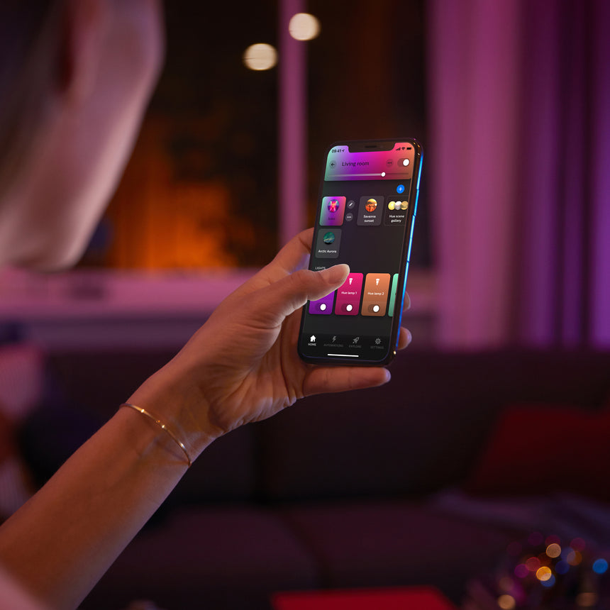 Philips Hue White and Color Ambiance Lámpara colgante Perifo blanco RGBW 5W 871951440774900 - imagen 5