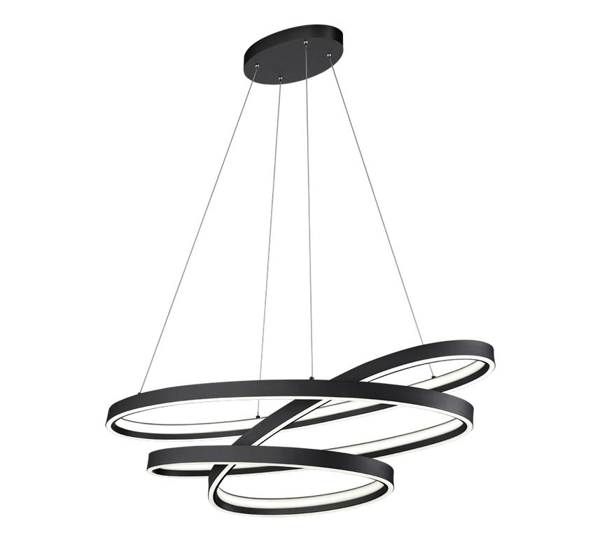 Trio Ciola Black Pendant Ceiling Lamp U377210132
