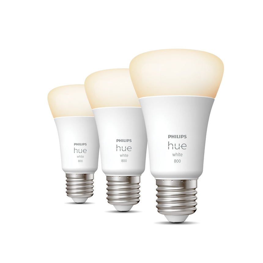 Philips Hue White Bombilla 3 luces White E27 9W 800lm 32988100 - vista alternativa