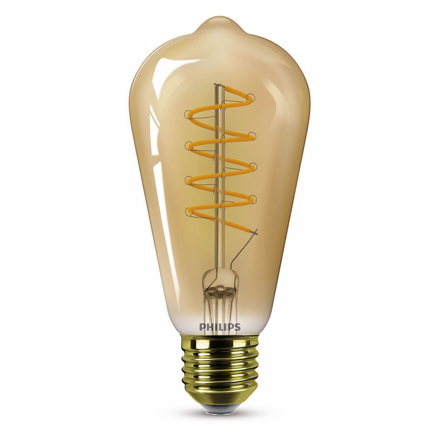 Bombilla de filamento Philips Classic ámbar ST64 25W E27 1800K 250lm 315457 - vista alternativa