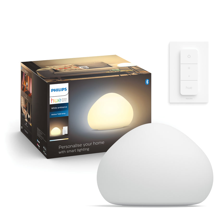Philips Hue Lámpara de mesa wellner blanco White Ambiance 8W 800lm 34139500