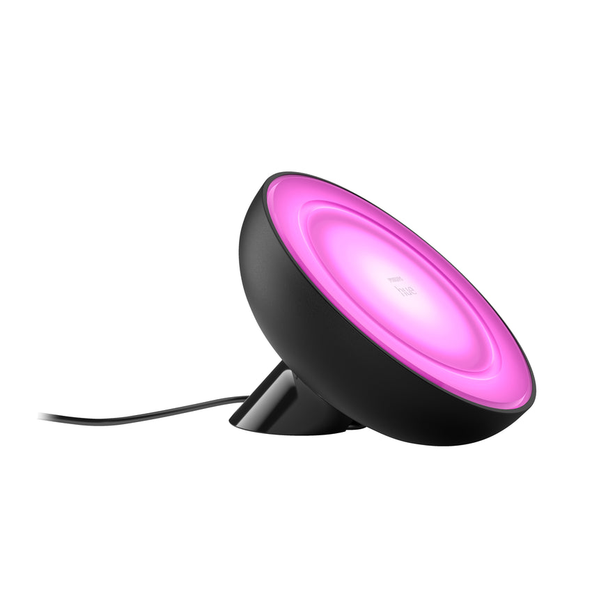 Philips Hue White and Color Ambiance Lámpara de mesa Bloom negro RGBW 7W 500lm 77112600 - vista alternativa