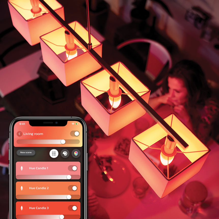 Philips Hue White and Color Ambiance Bombilla RGBW E14 5W 871951435671900 470lm - imagen 3