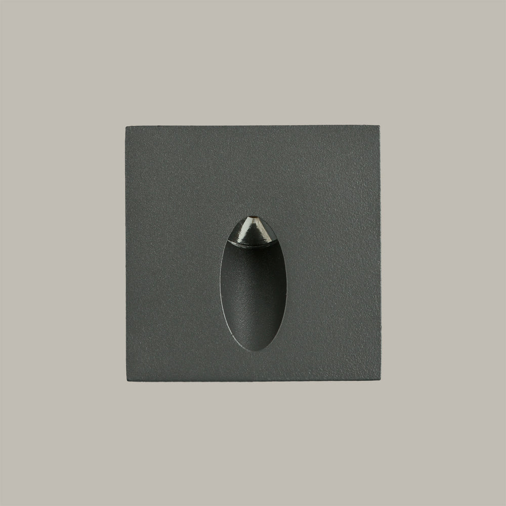 ACB Virgo Recessed 2064 Textured Anthracite, LED 3W 3000K 60lm, CRI80 I IP65 E2064000GR