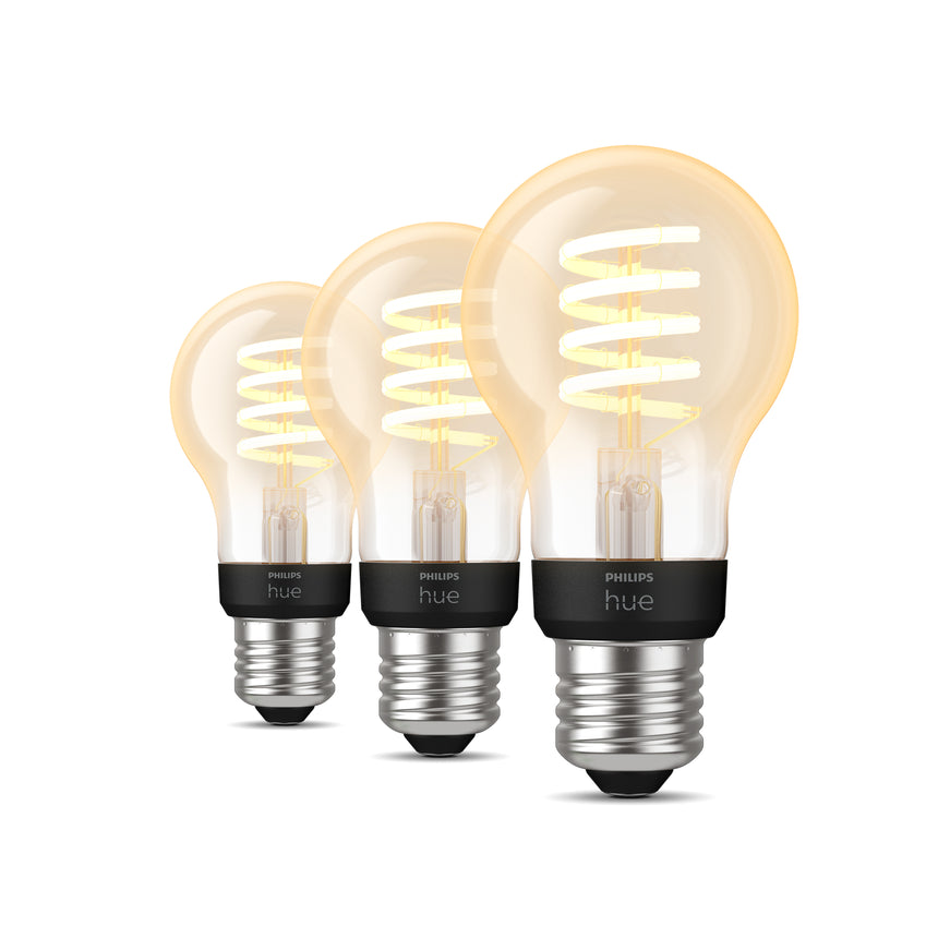 Philips Hue Bombilla ámbar White Ambiance 7W 872016925826600 (3 uds) 550lm