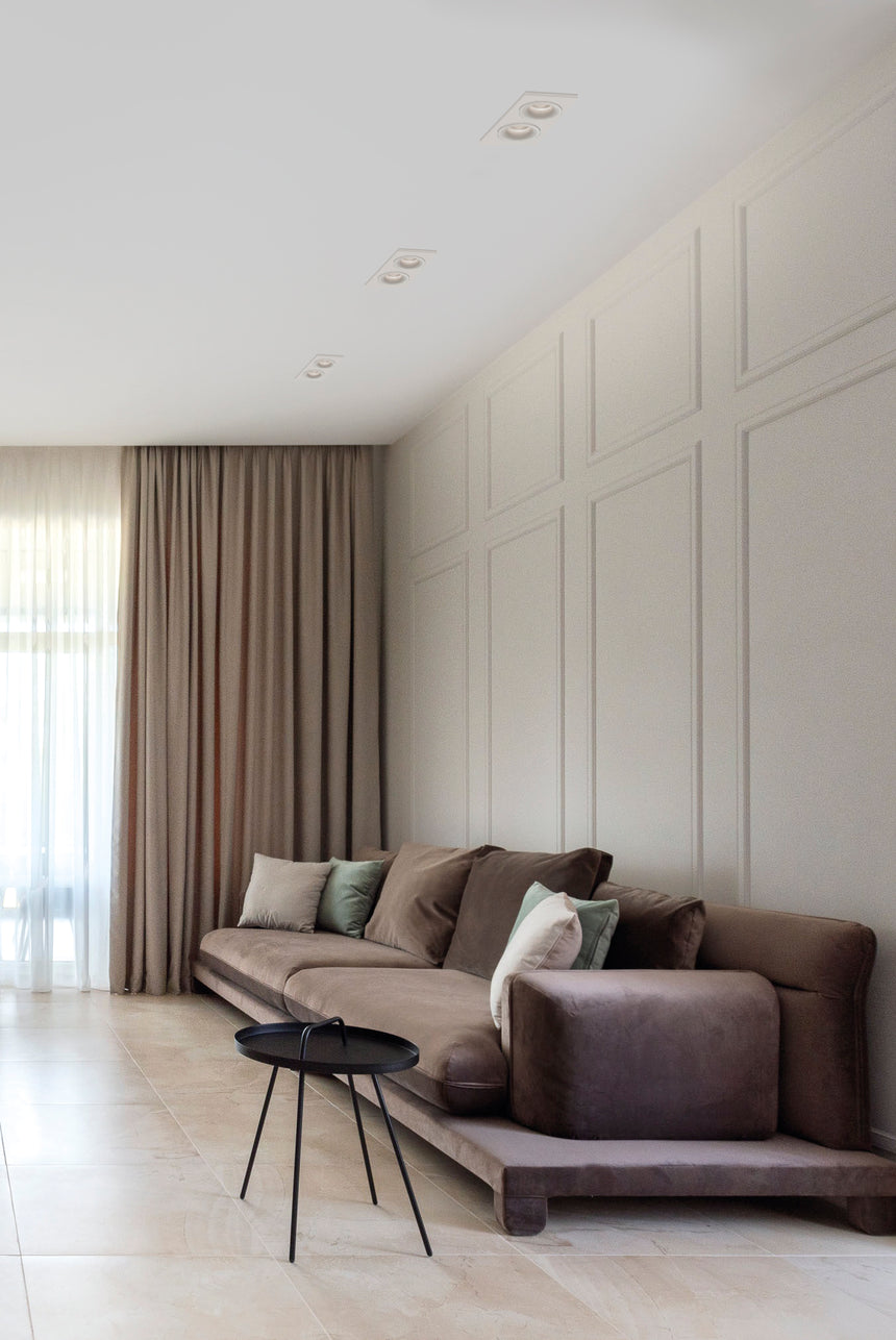 ACB Waka Empotrable LED blanco texturado GU10 2x8W P37252B