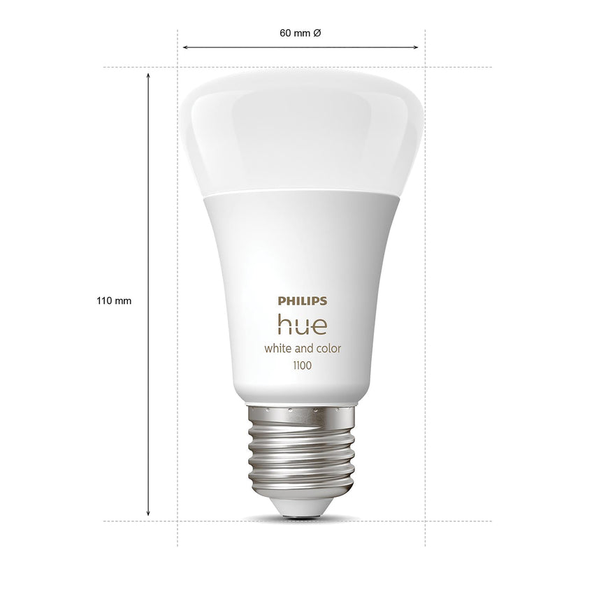 Philips Hue White and Color Ambiance Kit de inicio 3 luces RGBW E27 11W 871951429151500 1055lm - imagen 8