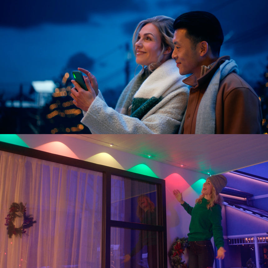 Philips Hue White and Color Ambiance Guirnalda festavia blanco RGBW 12,1W IP65 87211