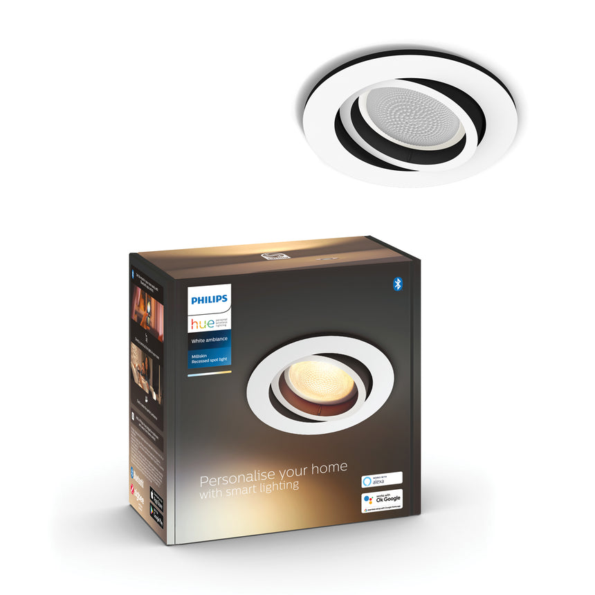 Philips Hue Empotrable Milliskin blanco White Ambiance 5W 6500K 871951433856200 350lm
