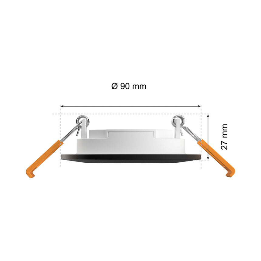 Philips Hue White and Color Ambiance Empotrable slim recessed light negro RGBW 8,3W IP44 8720169264151 - imagen 10