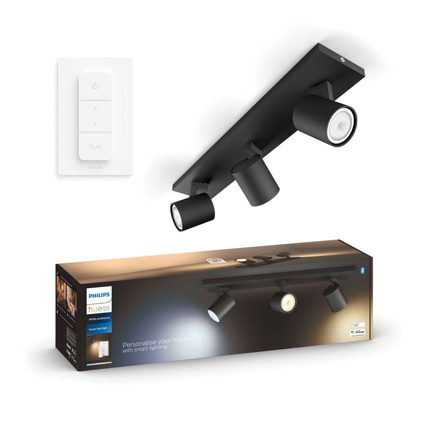 Philips Hue Foco Runner negro White Ambiance 5W 871951433840100 350lm