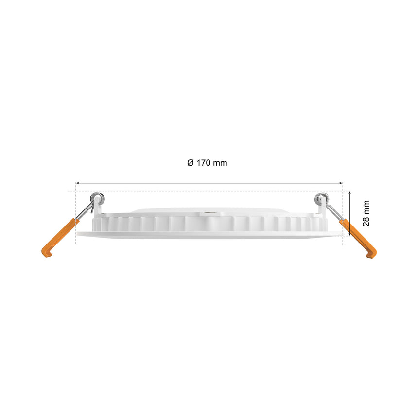 Philips Hue White and Color Ambiance Empotrable slim recessed light blanco RGBW 12W IP44 8720169264212 - imagen 10