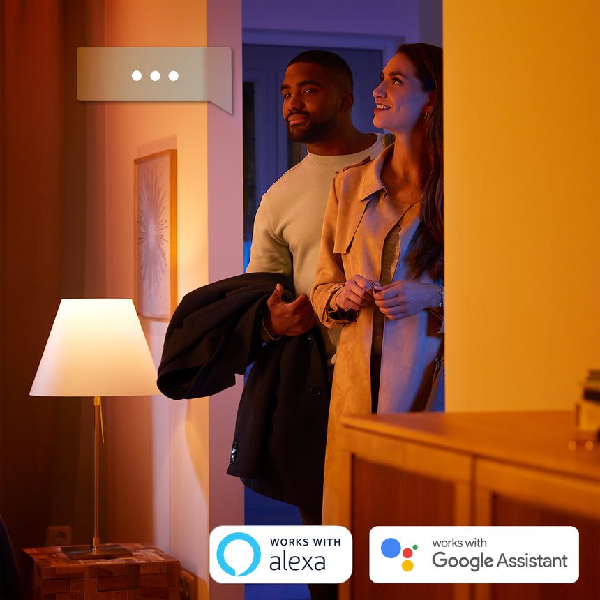 Philips Hue White and Color Ambiance Lámpara de mesa Bloom blanco RGBW 7W 500lm 77098300 - imagen 6