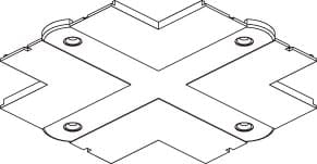 Mantra Carriles Trifasicos PLACA CUBRIR BLANCA PARA XTS343/XTS353 blanco XTSF303