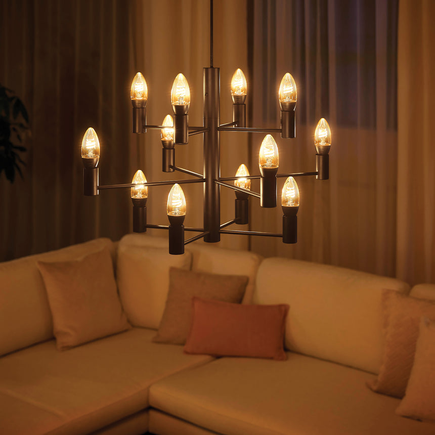 Philips Hue White Bombilla vela 2 luces filament White E14 5W 871951430221100 300lm - imagen 4