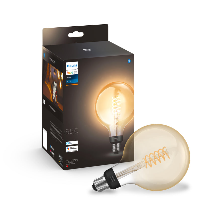 Philips Hue White Bombilla globo filament White E27 7W 550lm 8719514279131