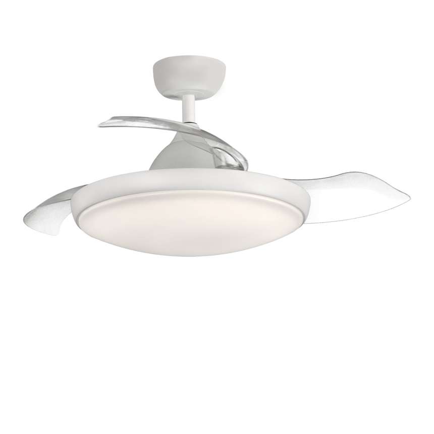 ACB Zonda White LED + DC Ceiling Fan with Dimmable Remote Control V25144232B