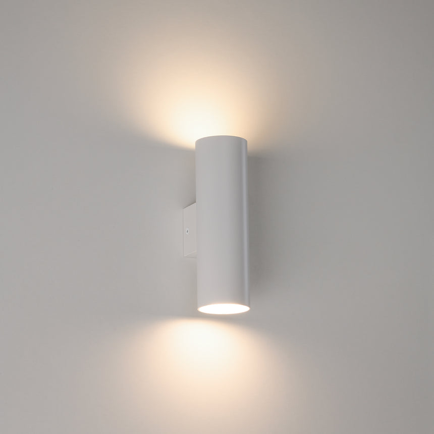 Aplique LED blanco texturado GU10 2x8W A37640B