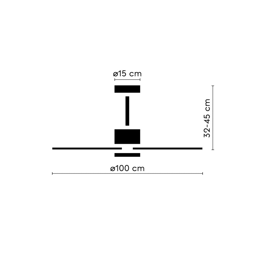 Ventilador de techo con luz Sulion Alma S LED madera blanco apto exterior CCT IP44 6W 2213903