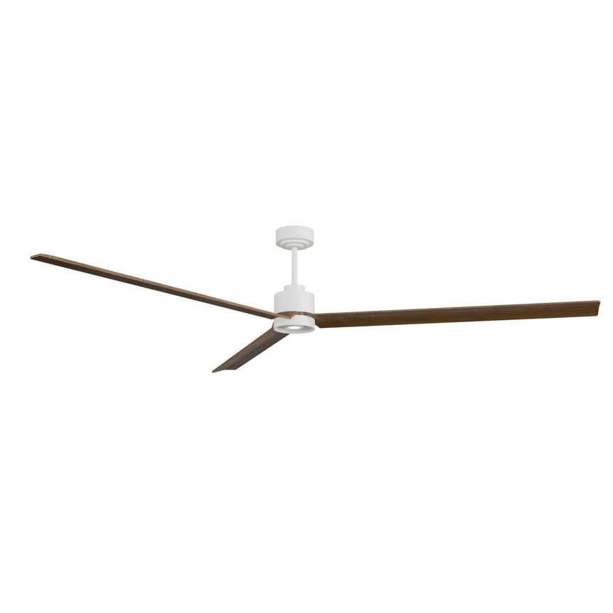 Ventilador de techo Sulion Anne blanco, mate, palas madera oscura 2245744