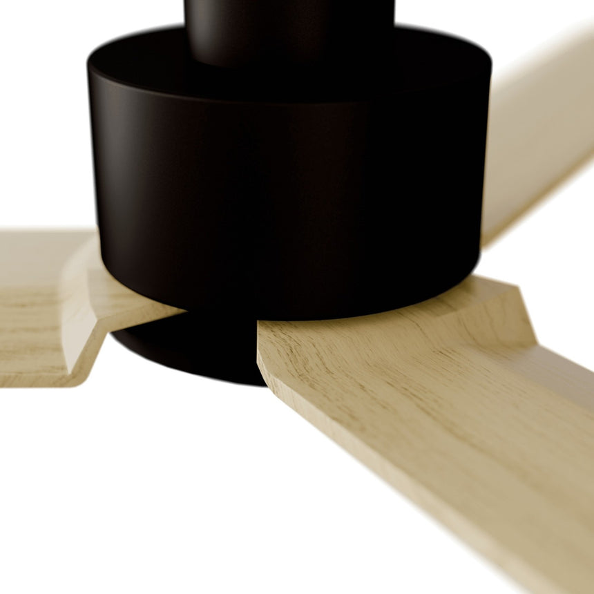 Ventilador de techo Sulion Anne 127cm marrón óxido y madera clara motor DC — vista 3