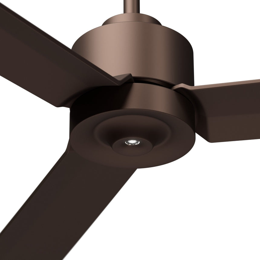 Ventilador de techo con luz Sulion Anne 160cm LED marrón óxido motor DC CCT regulable — vista 4