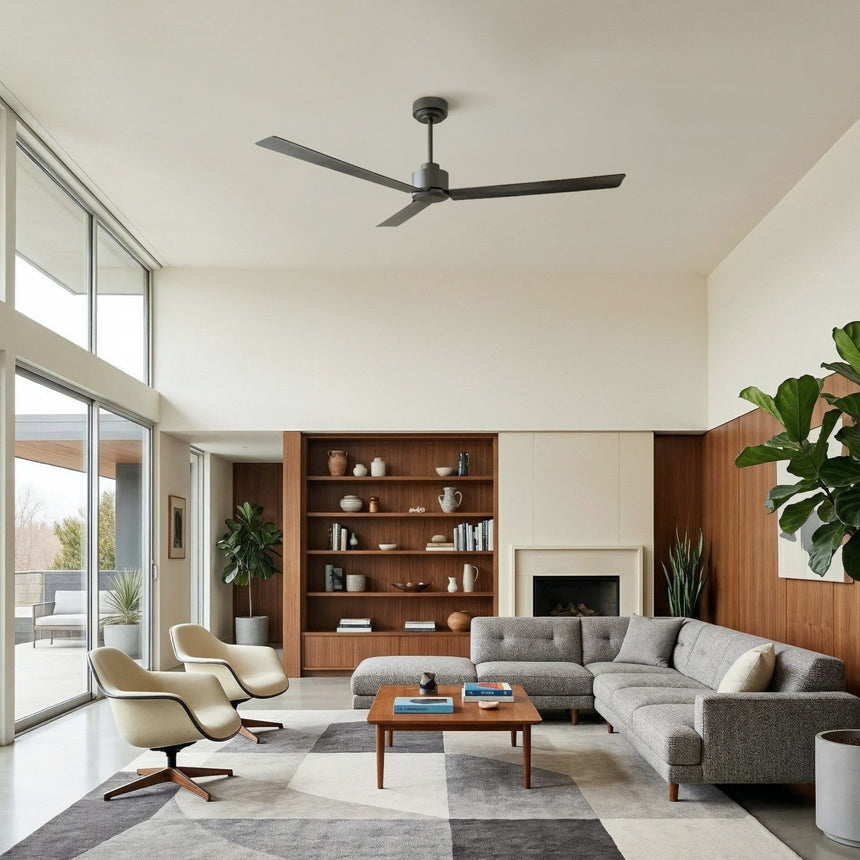Ventilador de techo Sulion Anne 160cm gris grafito motor DC con mando temporizador — vista 2