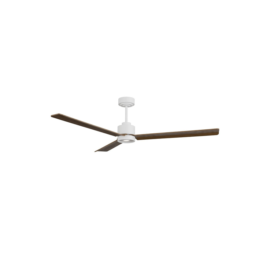 Ventilador de techo Sulion Anne blanco, mate, palas madera oscura 2245348