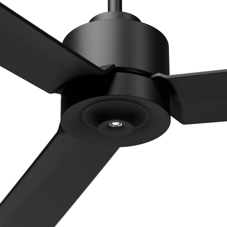 Ventilador de techo con luz Sulion Anne 160cm LED negro motor DC CCT regulable — vista 4