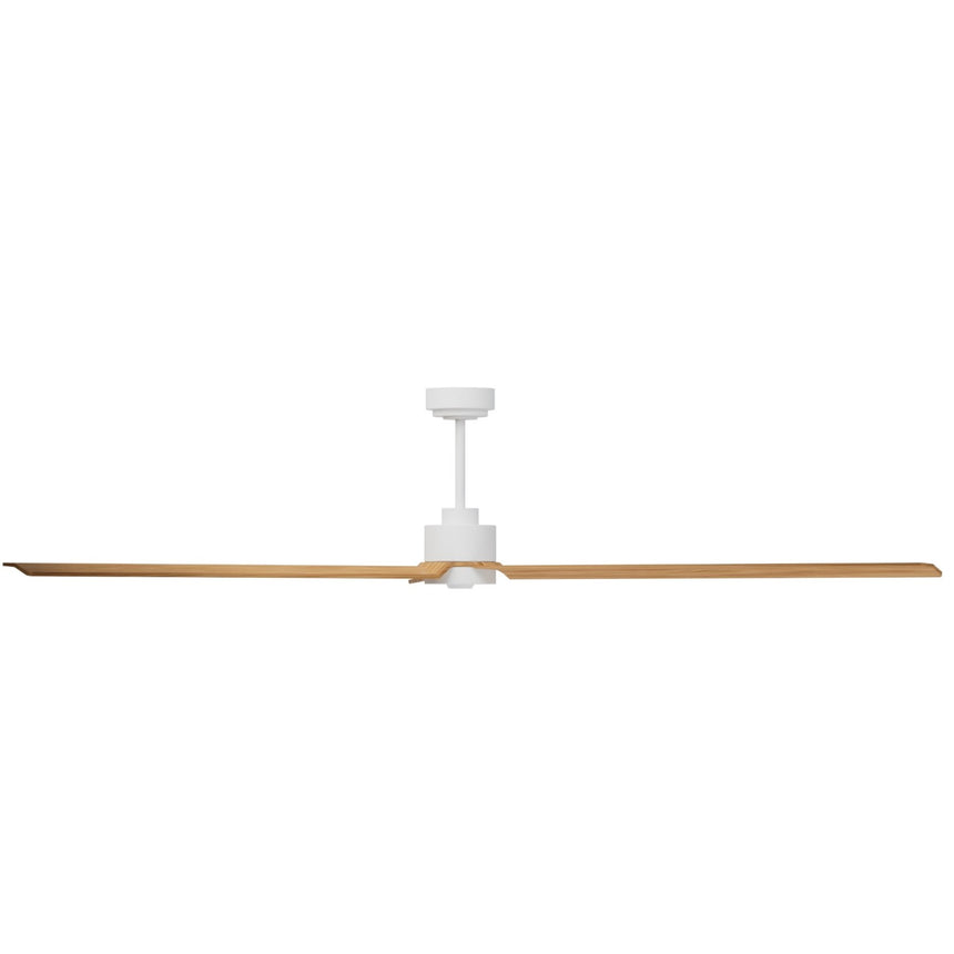 Ventilador de techo con luz Sulion Anne LED madera blanco CCT Ø132cm 2309385