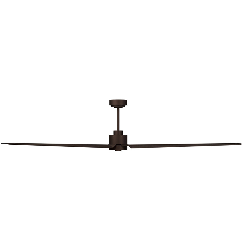 Ventilador de techo con luz Sulion Anne 220cm LED marrón óxido motor DC CCT regulable — vista 2