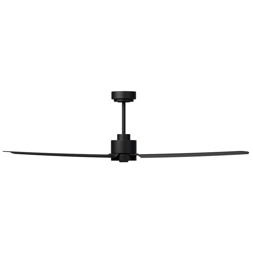 Ventilador de techo con luz Sulion Anne 160cm LED negro motor DC CCT regulable — vista 3