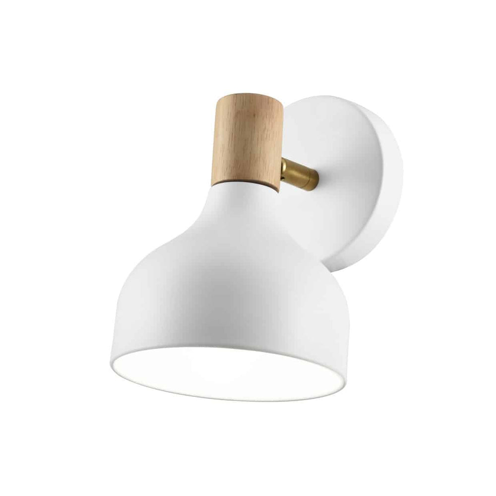 AJP ARAN 10970 WALL LIGHT ARAN WHITE-WOOD 1 X 40W E-14