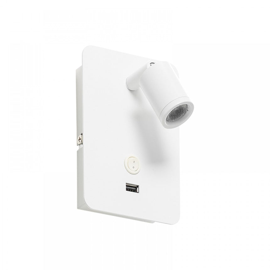 MDC READER USB Aplique 3W blanco mate 576018102