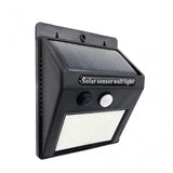 Fabrilamp Kira Aplique Solar  5000k Negro 200 Lm Ip55 12,2x9,5x4,4 Cm Sensor Movimiento Y Crepusc. 166663009