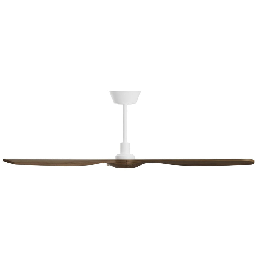 Ventilador de techo Sulion Balcony Neo 142cm motor DC blanco y madera oscura — ref. 2248691 (3)