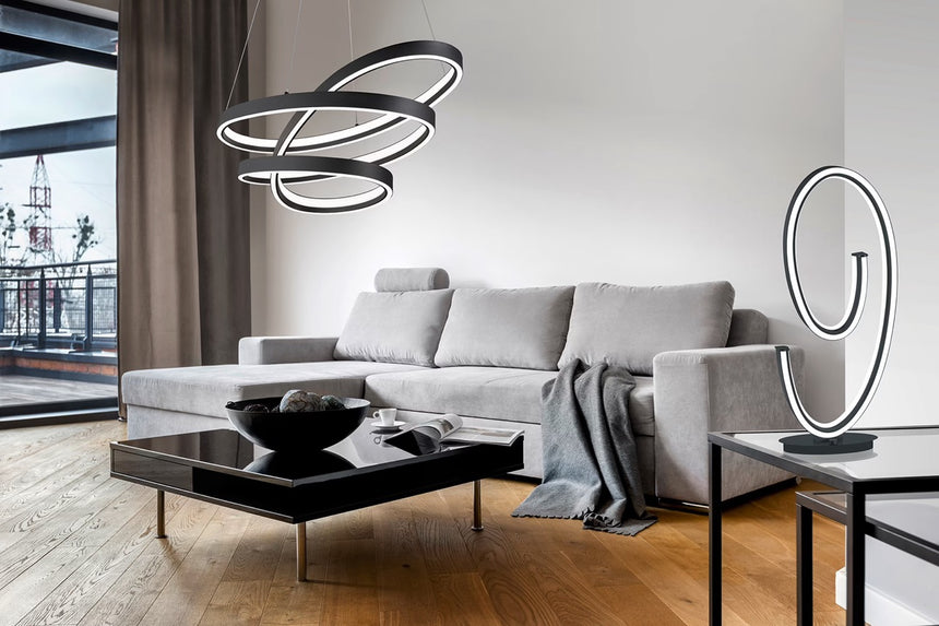 Trio Ciola Table Lamp Black 577210132