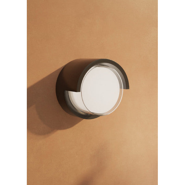 Beneito & Faure BLIS REDONDO Black outdoor wall light 15W switch CCT 4958