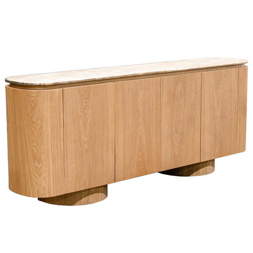 Aparador Camacho 68565 de madera y cerámica, vista completa en perspectiva