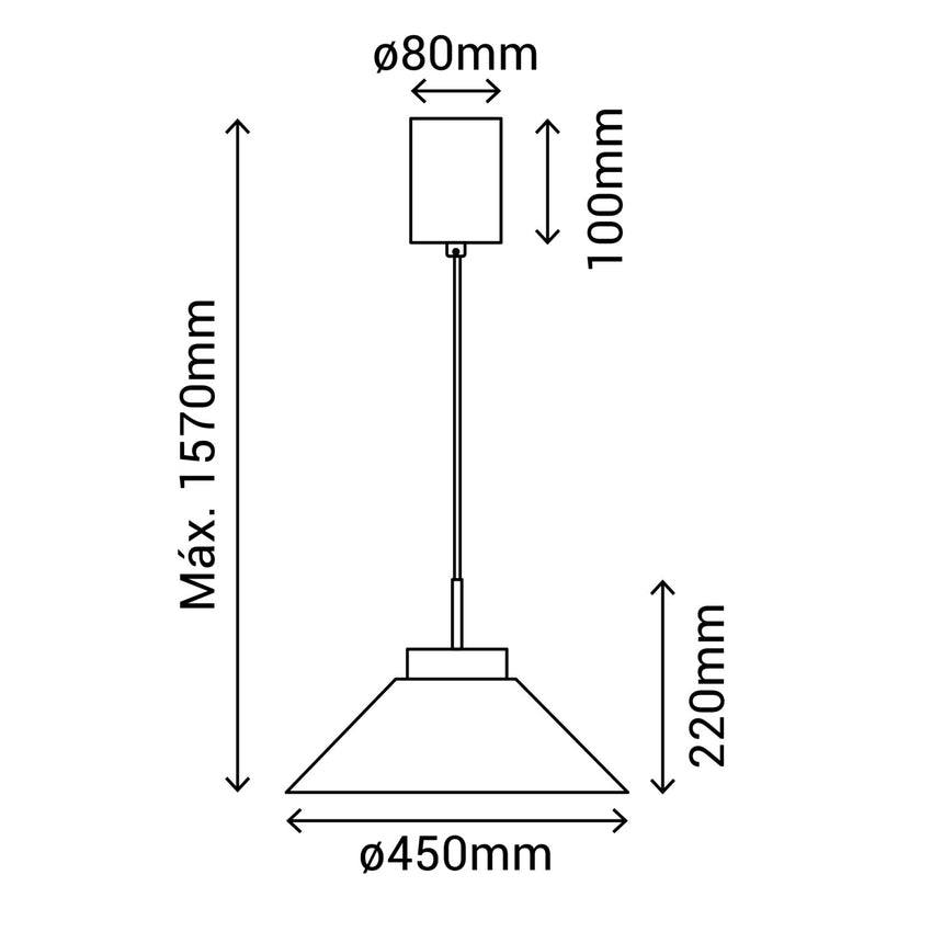 Plafón Sulion Carmen LED metal CCT Ø45cm 9W 2191492