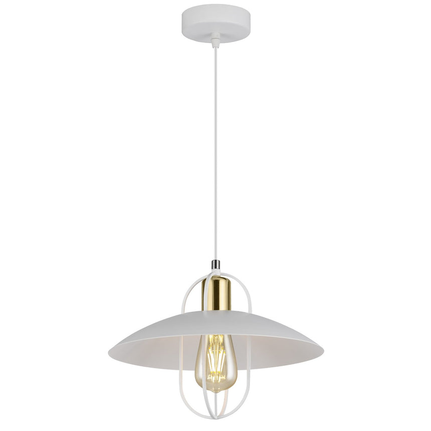 AJP TELMO 10950 PENDANT 1L TELMO WHITE-GOLD 1 X 60W E-27