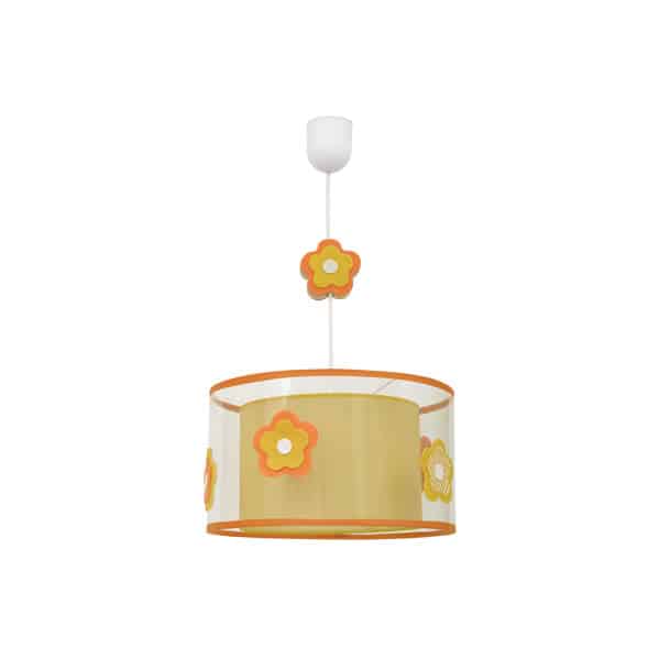 Fabrilamp Flor Colgante Infantil Naranja 1xe27 (regx30) 44193004
